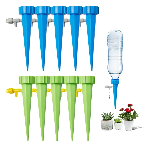 Amazon.com: Deaname Plant Watering Devices Self Spike Planter Drip,  Vacation Watering System for Indoor and Outdoor Pots, 10