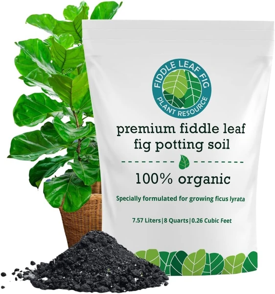 100% Organic Fiddle Leaf Fig Potting Soil Mix — Nutrient Rich, Well-Dr –  Houseplant Resource Center
