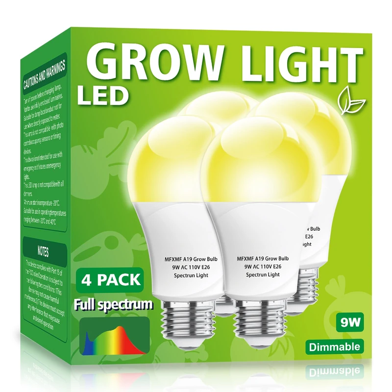 Full Spectrum Grow Light Bulbs: 2026 Guide (Source: amazon.com)
