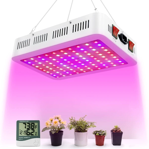 Amazon.com: LED Grow Lights, 1000 Watt LED Full Spectrum Sunlike Growing Lamp for Indoor Plant with Daisy Chain Function,Tem