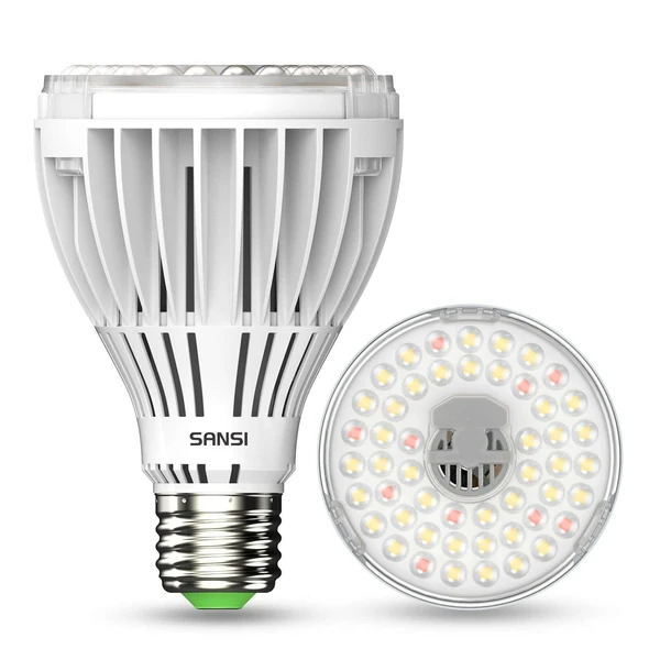 Sansi PAR25 30W LED Grow Light Bulb EU E27 / 2-Pack