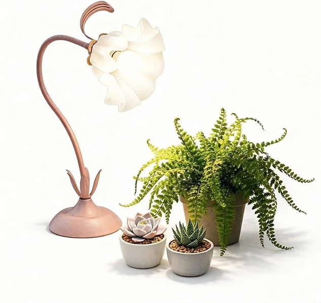 Amazon.com: Table Top Grow Light for Indoor Plants – Decorative Desk Plant  Light for Succulents Bonsai Cactus, Adjustable De